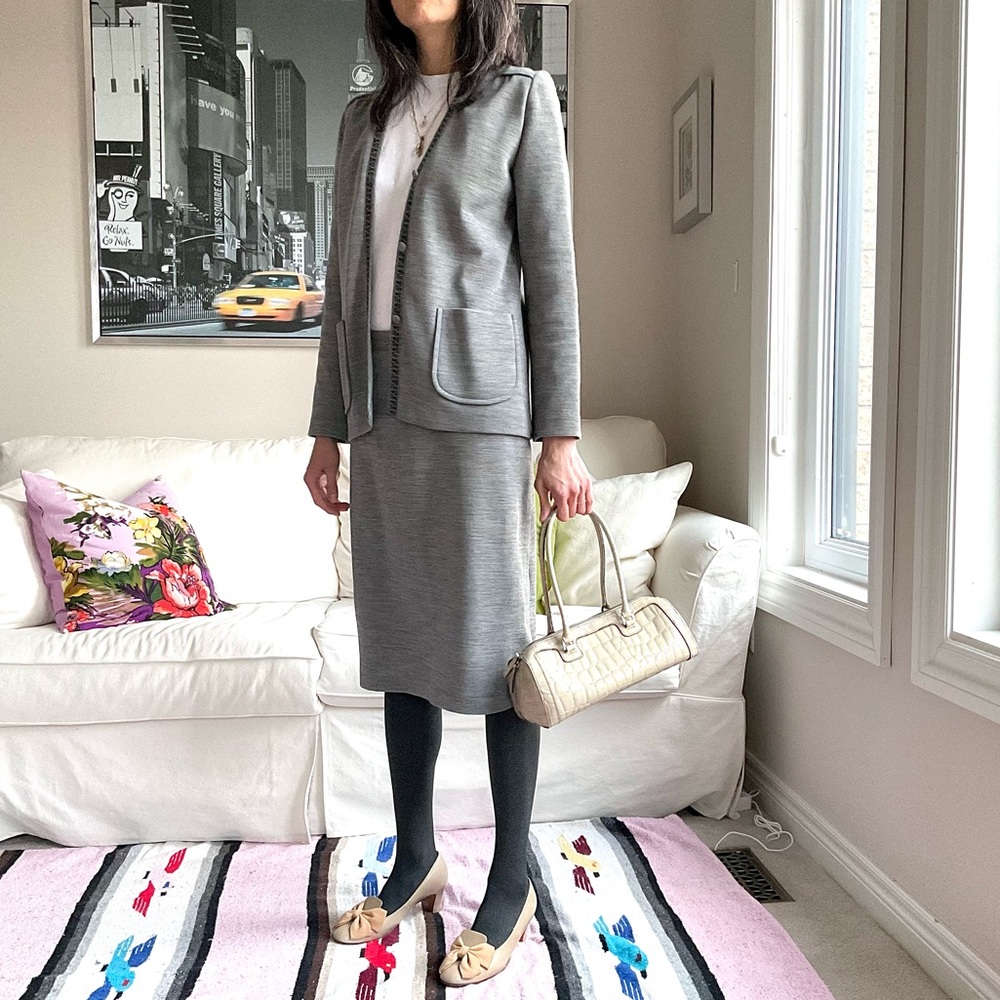 Vintage grey cardigan